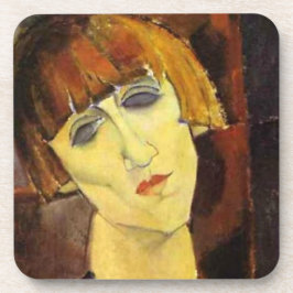 Madame Kisling van Amedeo Modigliani Bier Onderzetter