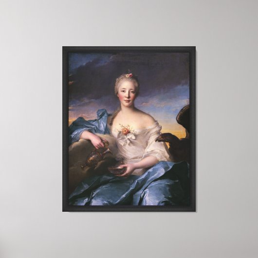 Madame Le Fèvre de Caumartin als Hebe Canvas Afdruk (Voorkant)