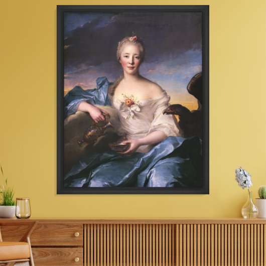 Madame Le Fèvre de Caumartin als Hebe Canvas Afdruk (Insitu (Woonkamer))
