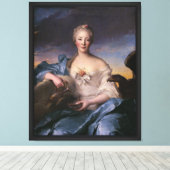 Madame Le Fèvre de Caumartin als Hebe Canvas Afdruk (Insitu (Houten vloer))