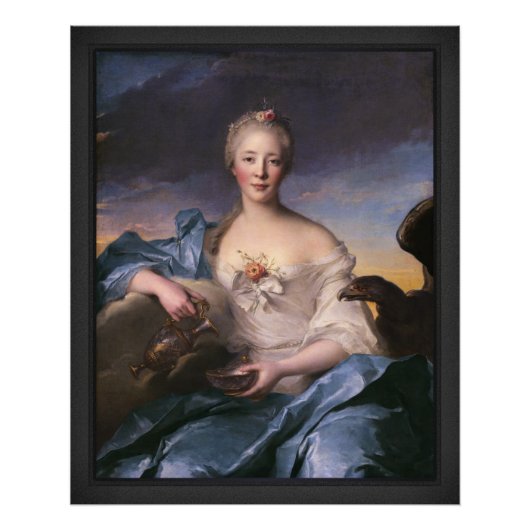 Madame Le Fèvre de Caumartin als Hebe Foto Afdruk (Voorkant)