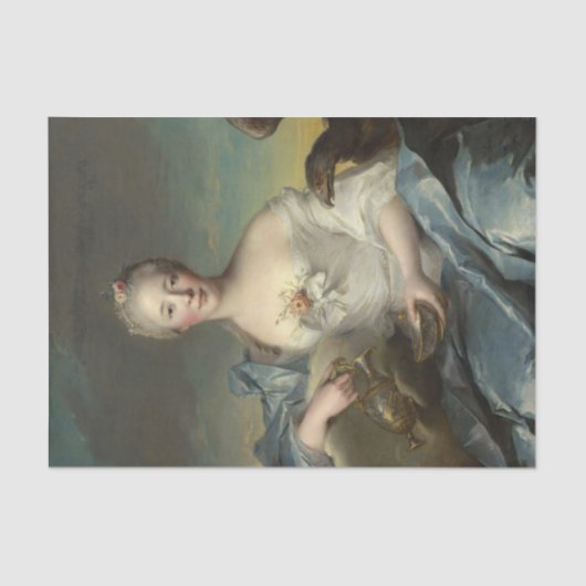 Madame le Fevre de Caumartin door Nattier Tissuepapier (Voorkant)