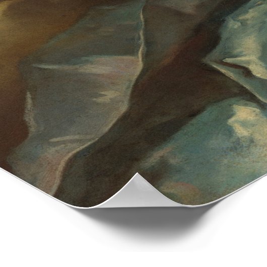 Madame Le Fèvre - Jean-Marc Nattier Fine Art Poster (Hoek)