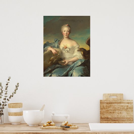 Madame Le Fèvre - Jean-Marc Nattier Fine Art Poster (Keuken)