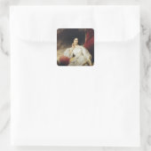 Madame Malibran in de Rol van Desdemona, 1830 Vierkante Sticker (Tas)