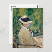 Madame Manet | Édouard Manet Briefkaart (Voorkant / Achterkant)