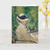 Madame Manet | Édouard Manet Kaart (Gele Bloem)