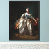 Madame Marguerite Bergeret Canvas Afdruk (Insitu (Houten vloer))