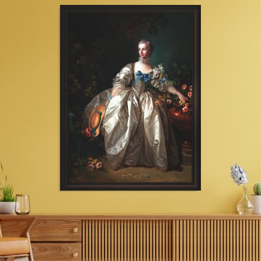 Madame Marguerite Bergeret Canvas Afdruk (Insitu (Woonkamer))