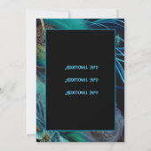 Madame Masquerade Teal  Kaart (Achterkant)