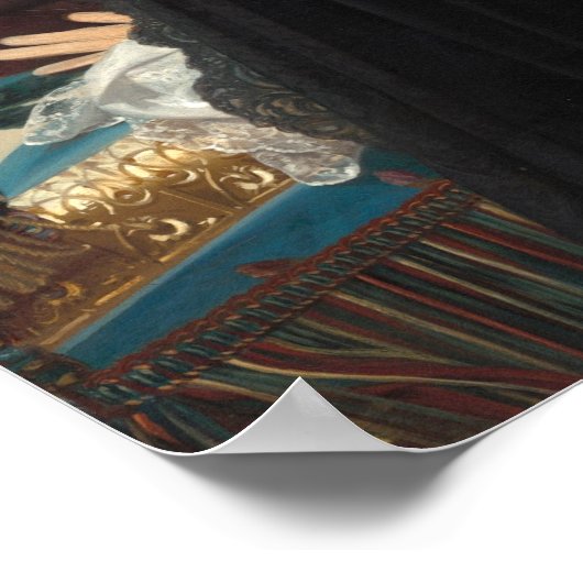 Madame Moitessier - Jean-Auguste - Ingres Fine Art Poster (Hoek)