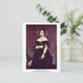 Madame Moitessier van Ingres Auguste Dominique Briefkaart (Staand voorkant)