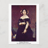 Madame Moitessier van Ingres Auguste Dominique Briefkaart (Voorkant)