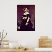 Madame Moitessier van Jean Auguste Dominique Ingre Poster (Keuken)