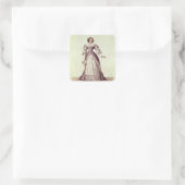 Madame Moliere, nee Armande Bejart Vierkante Sticker (Tas)