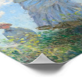 Madame Monet en haar zoon (1875) Claude Monet Art Poster (Hoek)