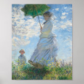 Madame Monet en haar zoon (1875) Claude Monet Art Poster (Voorkant)