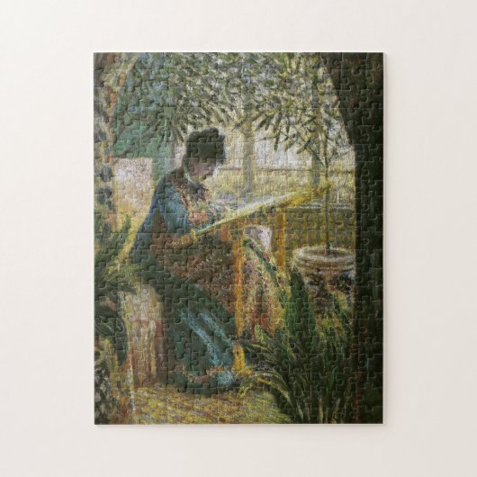 Madame Monet Monet Fine Art Legpuzzel (Verticaal)