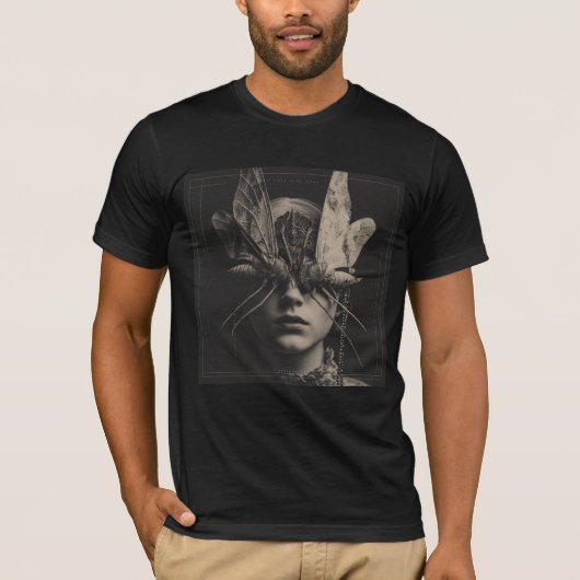 Madame Moth - Gotische beeldende kunst T-shirt (Voorkant)