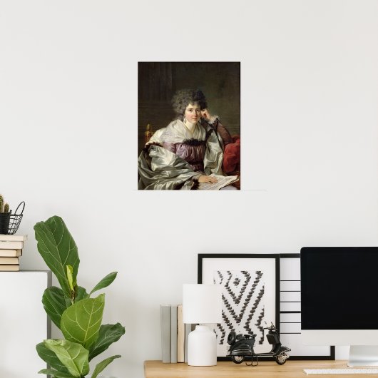 Madame Nicaise Perrin, nee Catherine Deleuze Poster (Thuiskantoor)