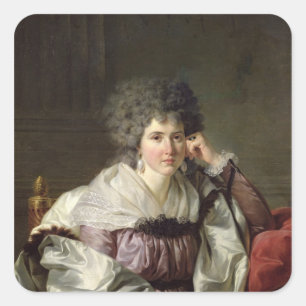 Madame Nicaise Perrin, nee Catherine Deleuze Vierkante Sticker
