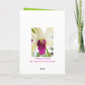 Madame Orchid Kaart (Achterkant)