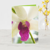 Madame Orchid Kaart (Gele Bloem)