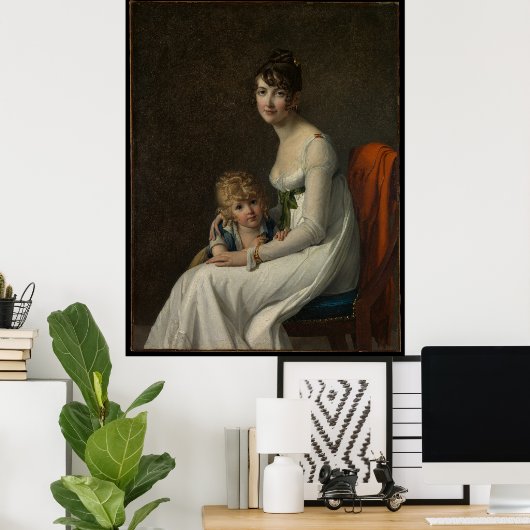 Madame Philippe Panon Desbassayns de Richemont Poster (Thuiskantoor)