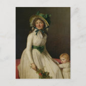 Madame Pierre Seriziat met haar zoon, Emile Briefkaart (Voorkant)