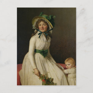 Madame Pierre Seriziat met haar zoon, Emile Briefkaart