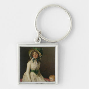 Madame Pierre Seriziat met haar zoon, Emile Sleutelhanger