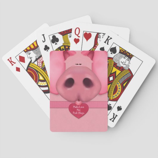 Madame Piggy Pokerkaarten (Achterkant)
