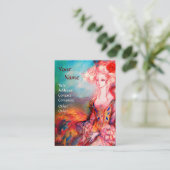 MADAME POMPADOUR Beauty Mode Hair Yellow Blue Visitekaartje (Staand voorkant)