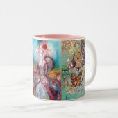 MADAME POMPADOUR / BUTTERFLY IN GOUDE SPARKLES TWEEKLEURIGE KOFFIEMOK (Voorkant rechts)