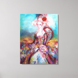 MADAME POMPADOUR CANVAS AFDRUK