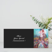 MADAME POMPADOUR, Classy Gold Costume Party Kaart (Staand voorkant)