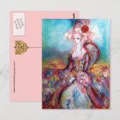 MADAME POMPADOUR / Elegant Beauty Mode Briefkaart (Voorkant / Achterkant)