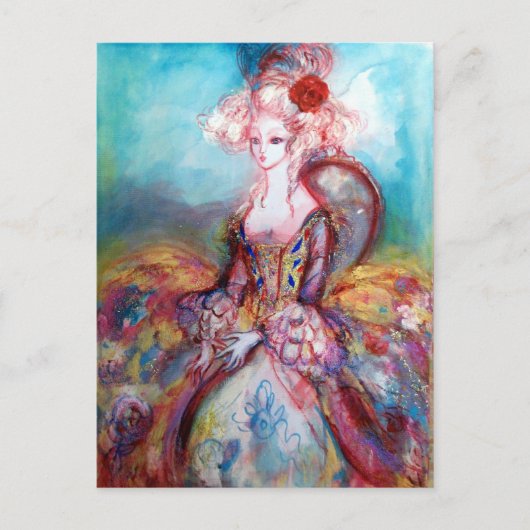 MADAME POMPADOUR / Elegant Beauty Mode Briefkaart (Voorkant)