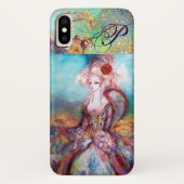MADAME POMPADOUR ELEGANT BEAUTY MODE MONOGRAM Case-Mate iPhone CASE (Achterkant)