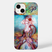 MADAME POMPADOUR ELEGANT BEAUTY MODE MONOGRAM Case-Mate iPhone CASE (Achterkant)