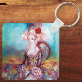 MADAME POMPADOUR Elegant Beauty Mode Sleutelhanger (Achterkant)