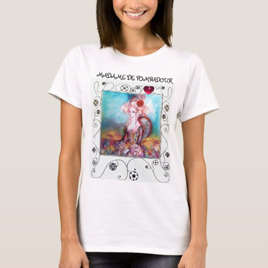 MADAME POMPADOUR, Elegant Beauty Mode T-shirt (Voorkant)