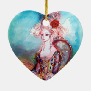 MADAME POMPADOUR Heart Keramisch Ornament