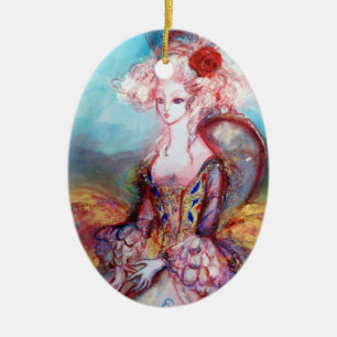 MADAME POMPADOUR KERAMISCH ORNAMENT
