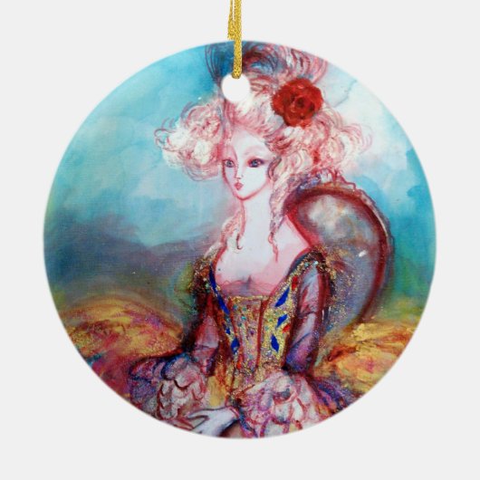 MADAME POMPADOUR KERAMISCH ORNAMENT (Achterkant)