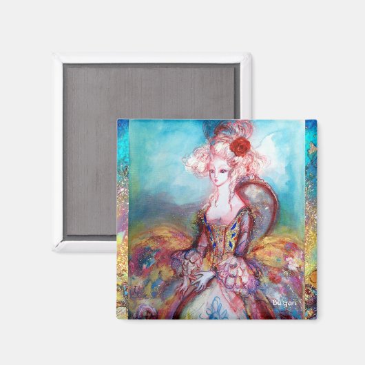 MADAME POMPADOUR MAGNEET (Voorkant / Achterkant)