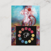 MADAME POMPADOUR MAKEUP ARTIST COLOR PALETTE VISITEKAARTJE (Achterkant)