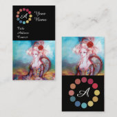 MADAME POMPADOUR MAKEUP ARTIST COLOR PALETTE VISITEKAARTJE (Voorkant / Achterkant)