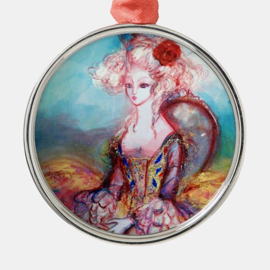 MADAME POMPADOUR METALEN ORNAMENT (Voorkant)