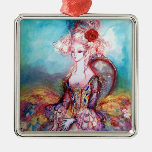 MADAME POMPADOUR METALEN ORNAMENT (Voorkant)